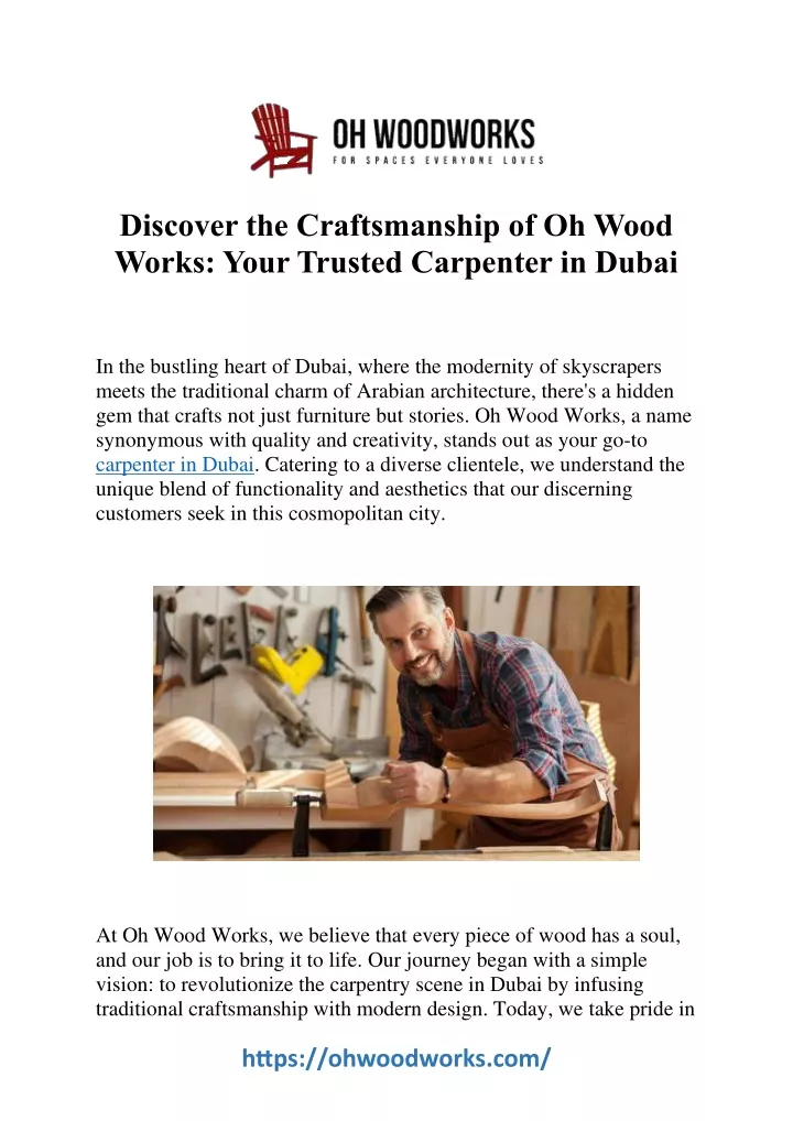 discover the craftsmanship of oh wood works your