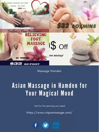 Asian Massage in Hamden for Your Magical Mood