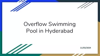 Overflow Swimming Pool in Hyderabad