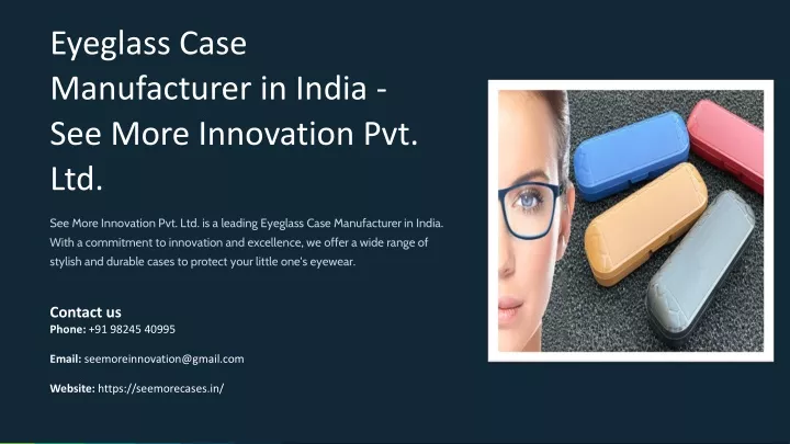 eyeglass case manufacturer in india see more