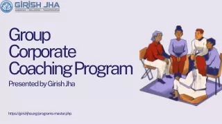 Group Corporate Coaching Program with Girish Jha