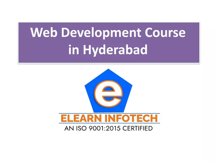 web development course in hyderabad