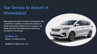 Taxi Service to Airport in Ahmedabad, Best Taxi Service to Airport in Ahmedabad