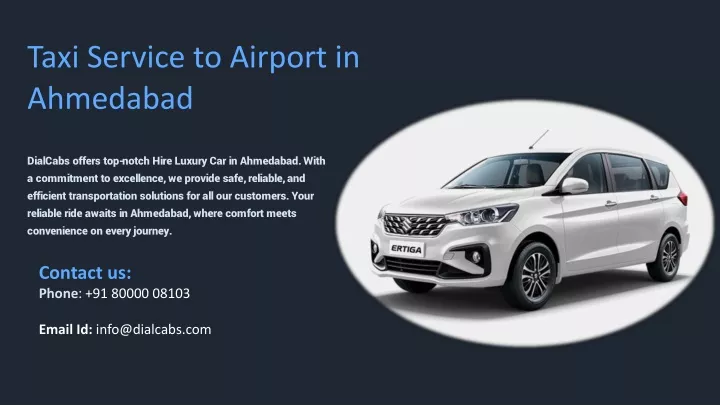 taxi service to airport in ahmedabad