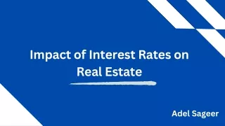 Interest Rate: Master Moves for Real Estate Buyers and Sellers with Adel Sageer