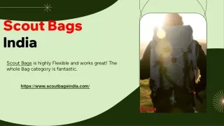 Premium Office Bag Manufacturers in Mumbai - Scout Bags