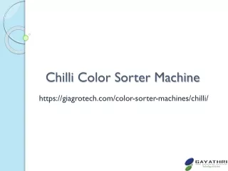 Automatic Chilli Color Sorter Machine, Chilli Color Sorting Machine Manufacturer