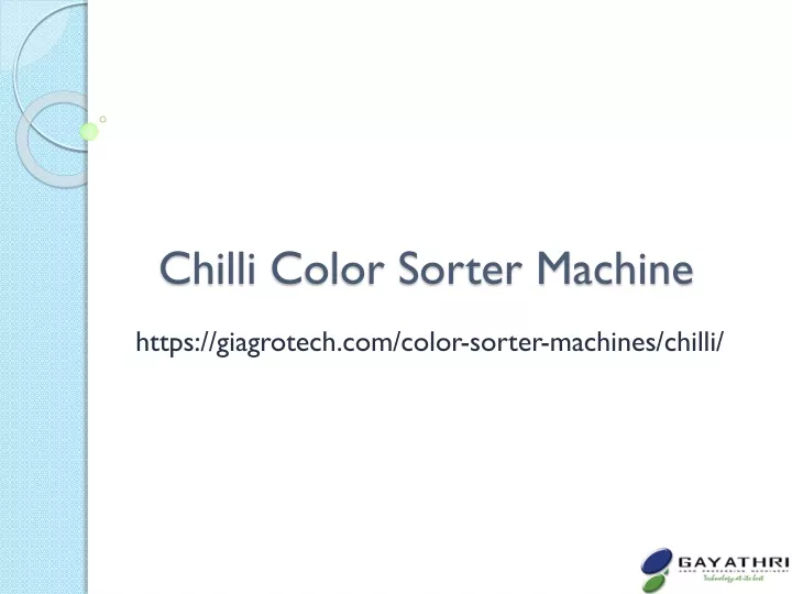 chilli color sorter machine