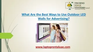 What Are the Best Ways to Use Outdoor LED Walls for Advertising?