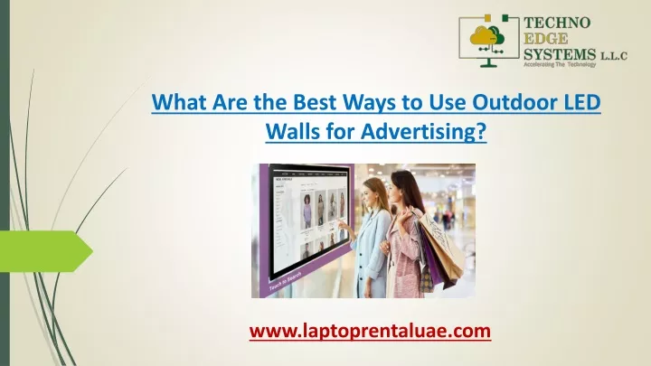 what are the best ways to use outdoor led walls for advertising