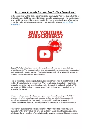 boost your channel s success buy youtube