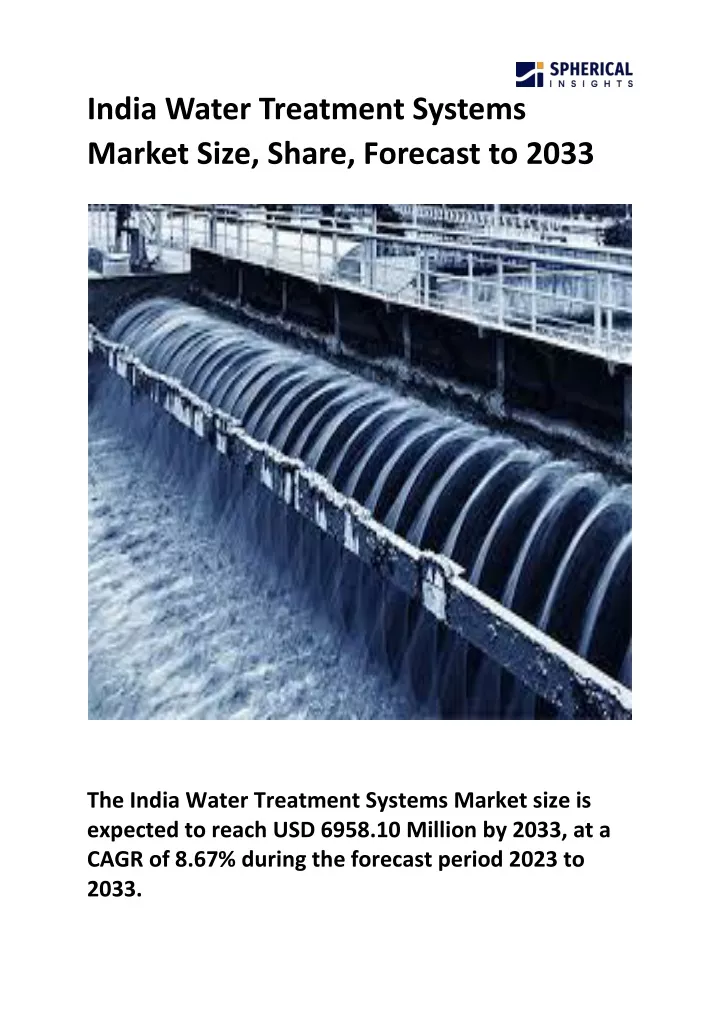 india water treatment systems market size share