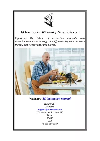 3d instruction manual easemble com