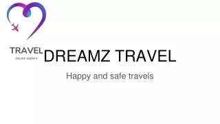 DREAMZ TRAVEL PPT