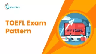 TOEFL Exam Pattern