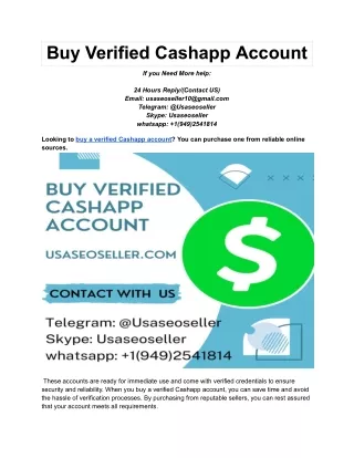 Buy Verified Cashapp Account