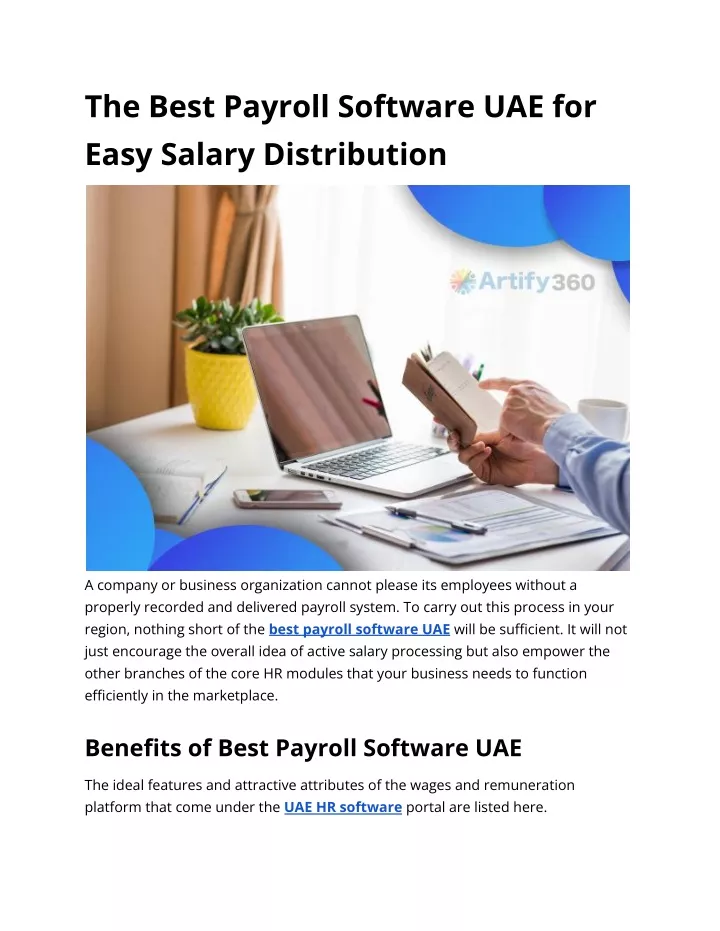 the best payroll software uae for easy salary