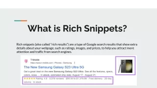 AI Changing Traditional SEO to AdvanceWhat is Rich Snippets