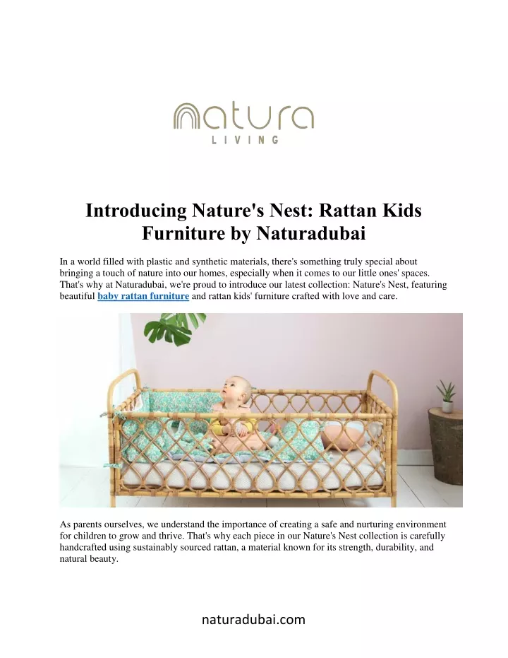 introducing nature s nest rattan kids furniture