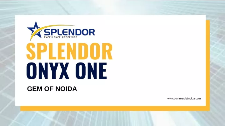 splendor onyx one