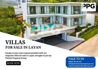Villas for Sale in Layan, Phuket