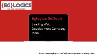 The Leading Web Developement Company in India - Eglogics Softech