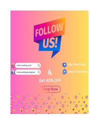 Follow & Share | 40% OFF