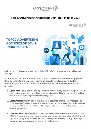 Top 10 Advertising Agencies of Delhi NCR India in 2024.docx