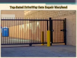 Top-Rated DriveWay Gate Repair Maryland