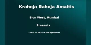 K Raheja Amaltis Sion Mumbai  E-Brochure