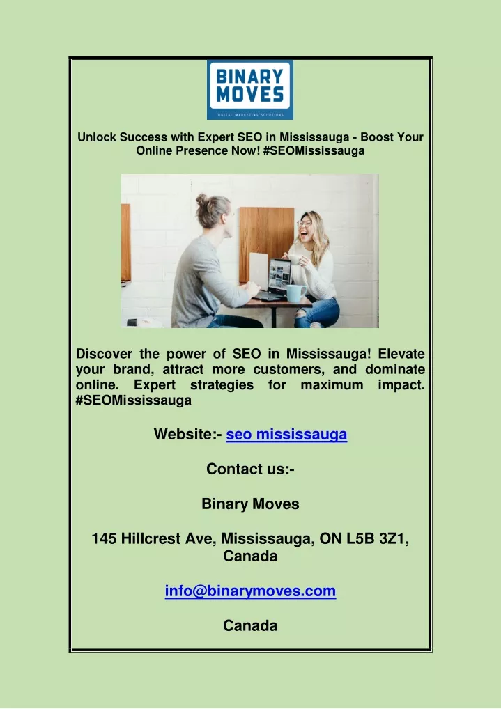 unlock success with expert seo in mississauga