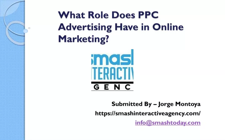 what role does ppc advertising have in online marketing