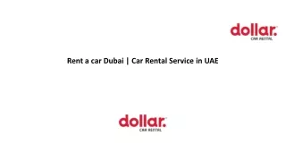 Rent a car Dubai | Car Rental Service in UAE
