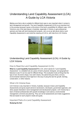 Understanding Land Capability Assessment (LCA)_ A Guide by LCA Victoria