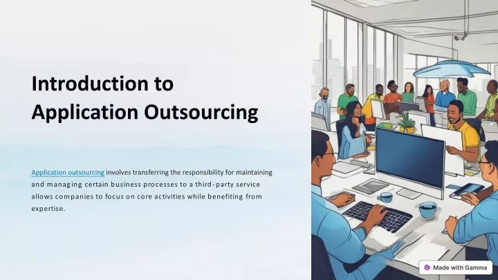 introduction to application outsourcing