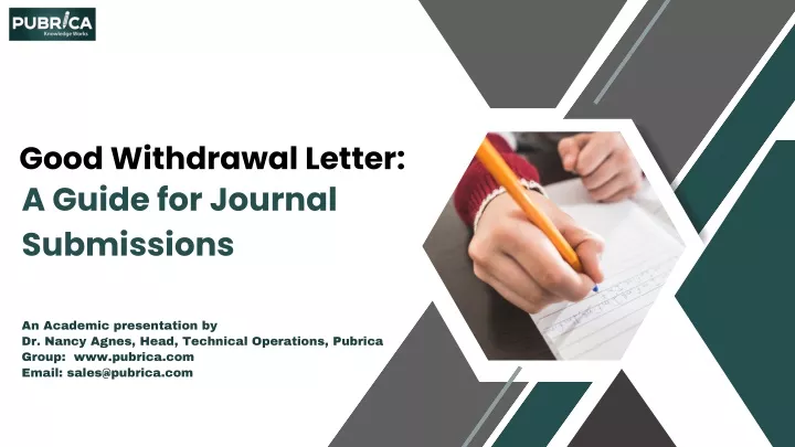good withdrawal letter a guide for journal