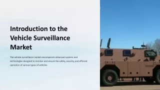 Safeguarding Roads: Exploring the Vehicle Surveillance Market