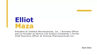 Elliot Maza - An Adaptive Genius From Fort Lee, NJ