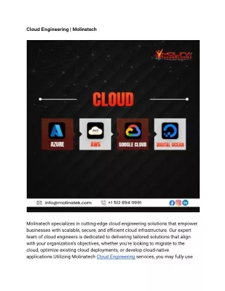 Cloud Engineering _ Molinatech