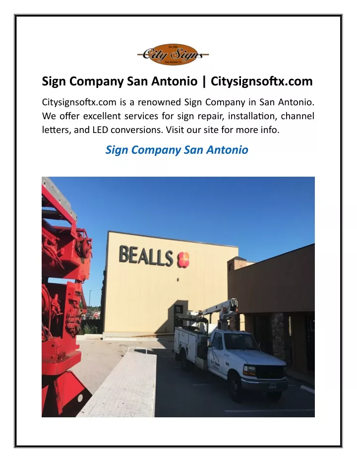 sign company san antonio citysignsoftx com