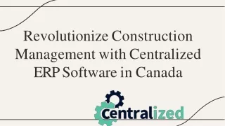 construction erp software in canada