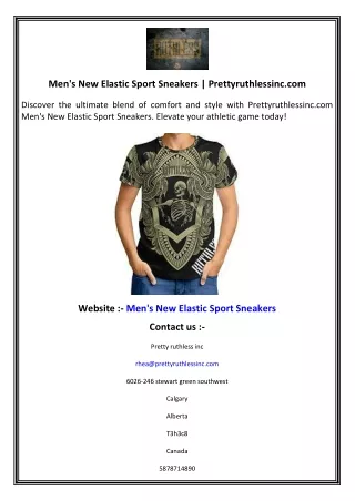 Men's New Elastic Sport Sneakers  Prettyruthlessinc.com