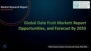 Date Fruit Market to Reach USD 17.3 Billion by 2033