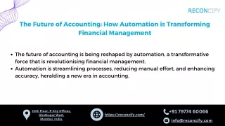 The Future of Accounting How Automation is Transforming Financial Management