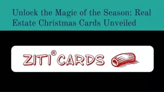 Unlock the Magic of the Season Real Estate Christmas Cards Unveiled