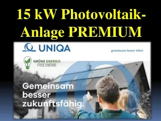 15 kW Photovoltaik-Anlage PREMIUM