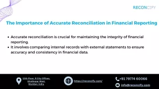 The Importance of Accurate Reconciliation in Financial Reporting