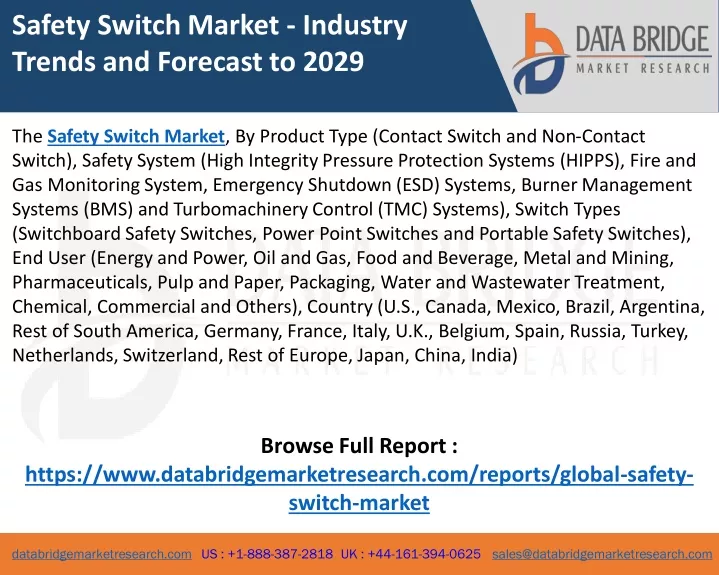 safety switch market industry trends and forecast