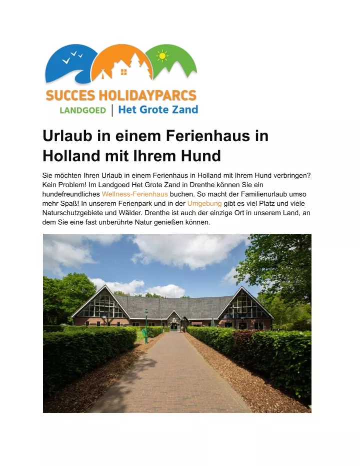 urlaub in einem ferienhaus in holland mit ihrem