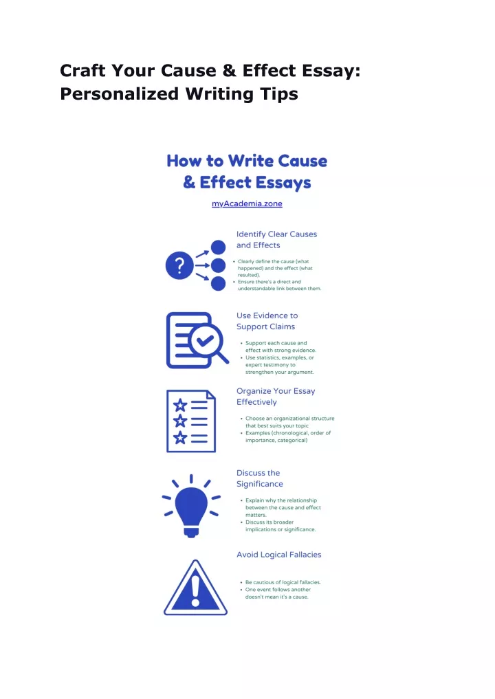 craft your cause effect essay personalized